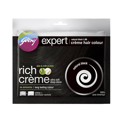 Godrej Hair Colour Expert Natural Black 1.00